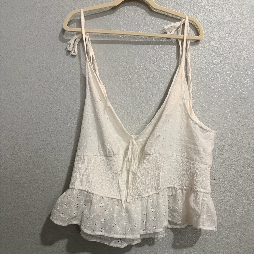 Cider Size 3Xl White Sleeveless Top